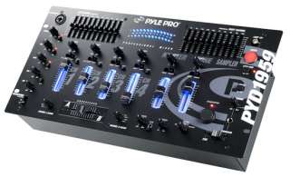   19 Rack Mount 4 Channel Professional Mixer with Digital Sampler