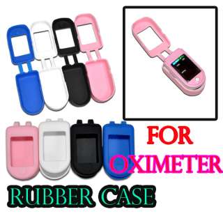 Soft Rubber Cover for Fingertip Pulse Oximeter 4 colors  