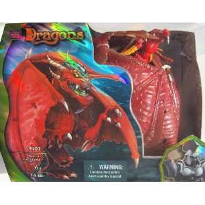  Plasma Dragons Eggs: Balefyre Fire Dragon (Red): Toys 