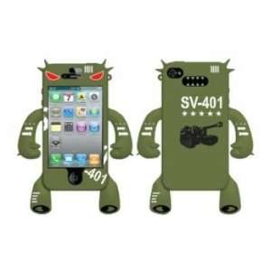  Tank man iPhone 4 4g hard plastic TPU skin case: Cell 