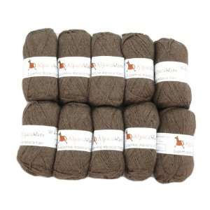  Alpaca Knitting Yarn Sport 10 Skeins by Putuco(IC), Sand 