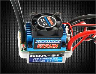 Hobbywing EZRUN 60A Brushless ESC For 1/12 1/10 Scale RC Car  