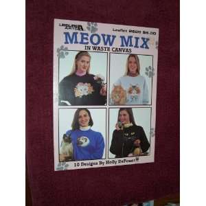 Meow Mix in Waste Canvas Counted Cross Stitch Charts