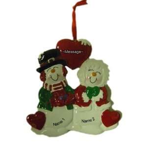 Personalized Snow Family 2 Christmas Holiday Gift Expertly Handwritten 