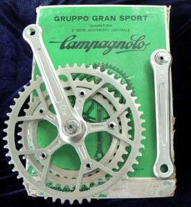 Campagnolo Gran Sport TRIPLE Crankset 170mm RARE NOS  