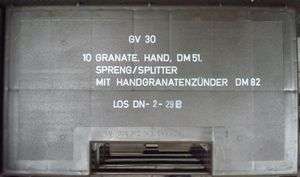 German Hand Grenade Cases,Flash Bang, Indestructible Spares Box 