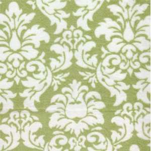  SWATCH   Fluffy Damask in Sage Fabric by New Arrivals Inc 