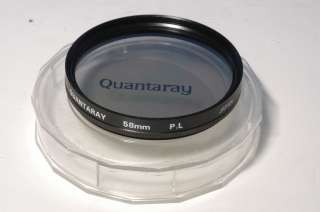 Quantaray 58mm filter PL Polarizer  