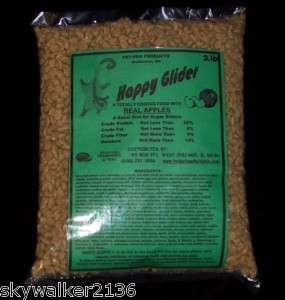 HAPPY GLIDER Sugar Glider food APPLE FLAVOR 2lb bag  