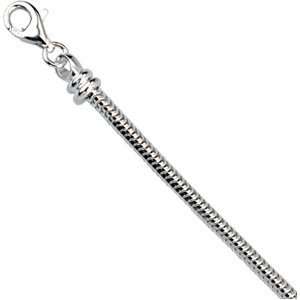  18in Kera Snake Necklace/Sterling Silver Jewelry