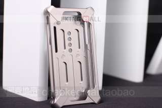 Aluminum Durable Metal Case Cover for Apple iPhone 4 4S #Dark Gray 
