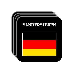  Germany   SANDERSLEBEN Set of 4 Mini Mousepad Coasters 