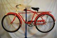 Vintage 1963 Columbia Newsboy Special balloon tire bicycle bike red 