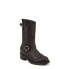 Ridge Footwear Mens Boots Leather Steel Toe Black 8003ST Wide Avail