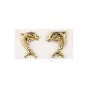  Reyes del Mar 14K Gold Porpoise Earring