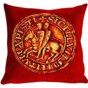 Les Templiers Tapestry Cushion 