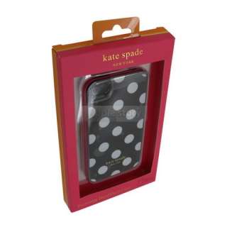   New Kate Spade Hard White Polka Dot Dots Case Cover for iPhone 4 4G 4S