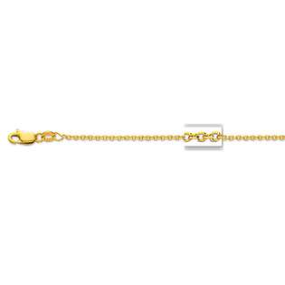 JewelryWeb 14K Necklace   30 Inch Cable Chain Link 