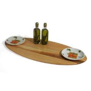    Bread & Oil Maple Double Dish Board Gift Set