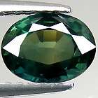 MARVELOUS OVAL CUT NATURAL GORGEOUS BLUE GREEN SAPPHIRE 1.42 CT