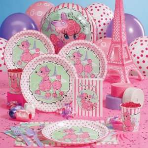  Pink Poodle in Paris Deluxe Party Pack for 8: Toys & Games