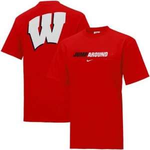   Wisconsin Badgers Cardinal Rush the Field T shirt