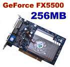 nVIDIA GeForce FX 5500 256 MB AGP 3D Video Graphic Card  