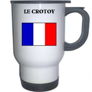  France   LE CROTOY White Stainless Steel Mug Everything 