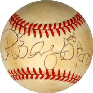  Ron Bloomberg 1973 Autographed Baseball   Sports 