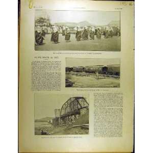  1902 Neophytes Coreennes Hpieng Yang Bridge Tehok Print 