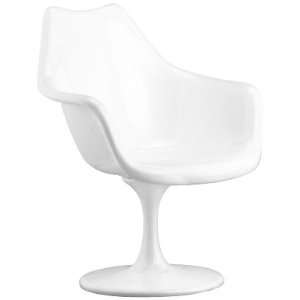  Aero White Contemporary Chair