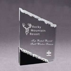 Frosted Mountain Laser Engraved Award 5x8