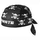 New Pirate Bandana skull cap head wrap Doo Rag Black  