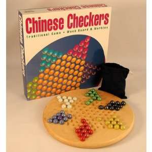  Wood Round Chinese Checkers Toys & Games