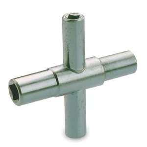  Plumbing Specialty Tools Water Key,Four Way,Steel,Vinyl 