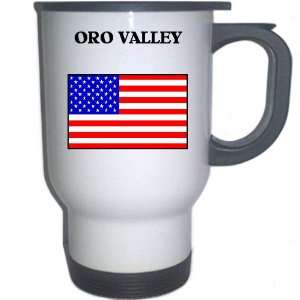  US Flag   Oro Valley, Arizona (AZ) White Stainless Steel 