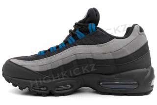 Nike Air Max 95 609048 052 New Men Anthracite Grey Blue Casual Retro 