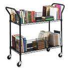   Safco Produs Company   Wire Book Cart Double Sided 44x18 3/4x40 1/4
