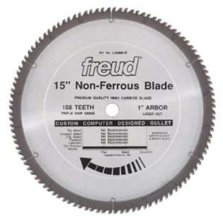    Inch 108 Tooth Non Ferrous Metal Cutting Saw Blade with 1 Inch Arbor
