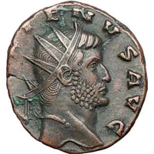  GALLIENUS 258AD Authentic Ancient Roman Coin SALUS Health 