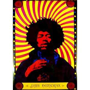 Jimi Hendrix Psychedelic Swirl 39x55 Giant Poster 