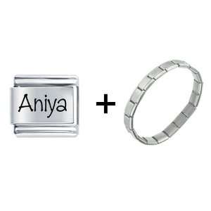  Name Aniya Italian Charm Pugster Jewelry