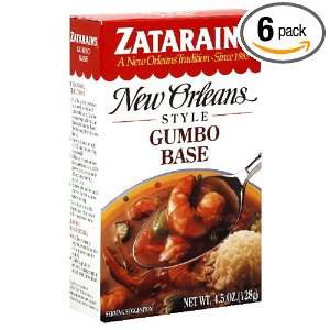Zatarains Seasoning Gumbo Base, 4.5000 ounces (Pack of6)