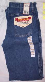 NEW RUSTLER BLUE JEANS W/TAG  