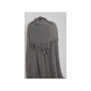 Luxurious Pure Cashmere Cable Throw with Inviting Softness and Elegant 