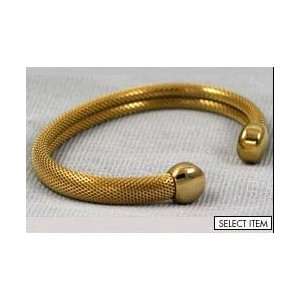  Qray Milano Mesh Gold Flexible Bracelet