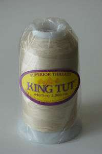 2000 yd King Tut Egyptian Cotton Thread #972   Papyrus  