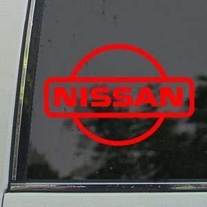  Nissan Red Decal GTR SE R S15 S13 350Z Window Red Sticker 