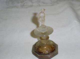 RARE France Perfume Souvenir Dun Soir Mary Chess Plaze Fountain 