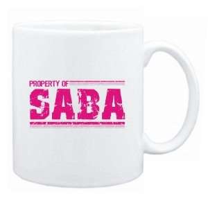  New  Property Of Saba Retro  Mug Name